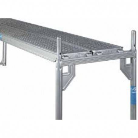 UniRam Alu Paket 6 x 12 m 73 cm stålplank